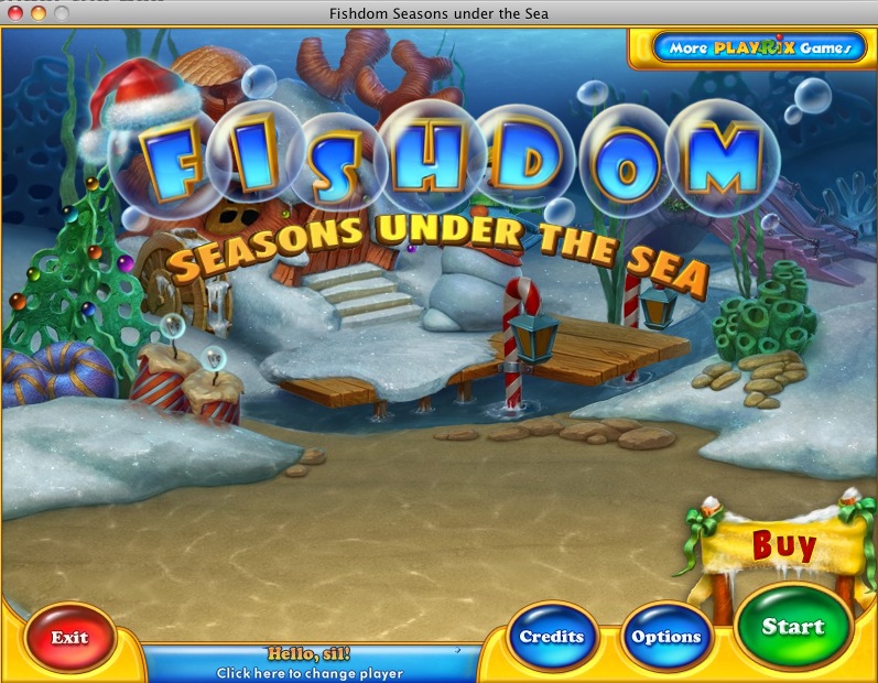 Fishdom: Seasons under the Sea 1.0 : Main menu