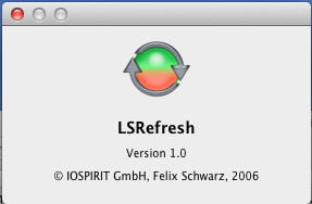 LSRefresh 1.0 : About Window