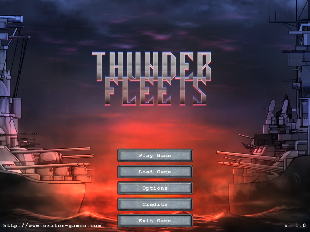Thunder Fleets Lite 1.0 : Menu