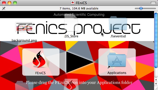 FEniCS 1.0 : Main window