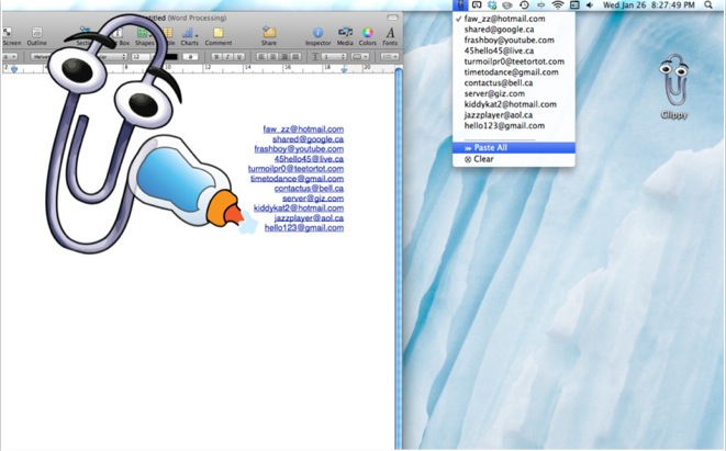 Clippy Plus 1.1 : General view