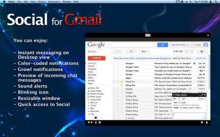 Social for Gmail screenshot