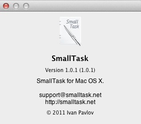 SmallTask 1.0 : About