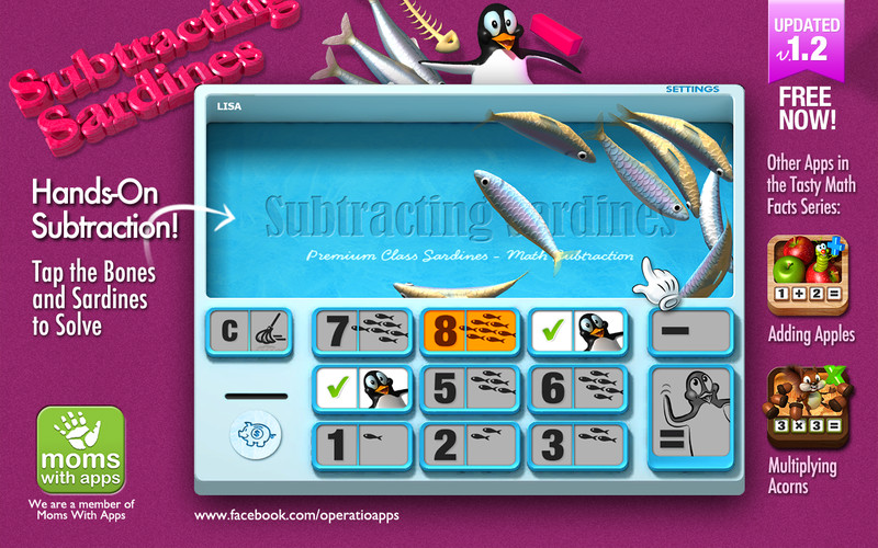 Subtracting Sardines 1.2 : Subtracting Sardines screenshot