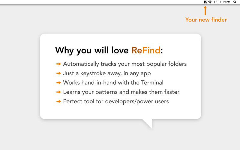 ReFind 1.1 : ReFind screenshot