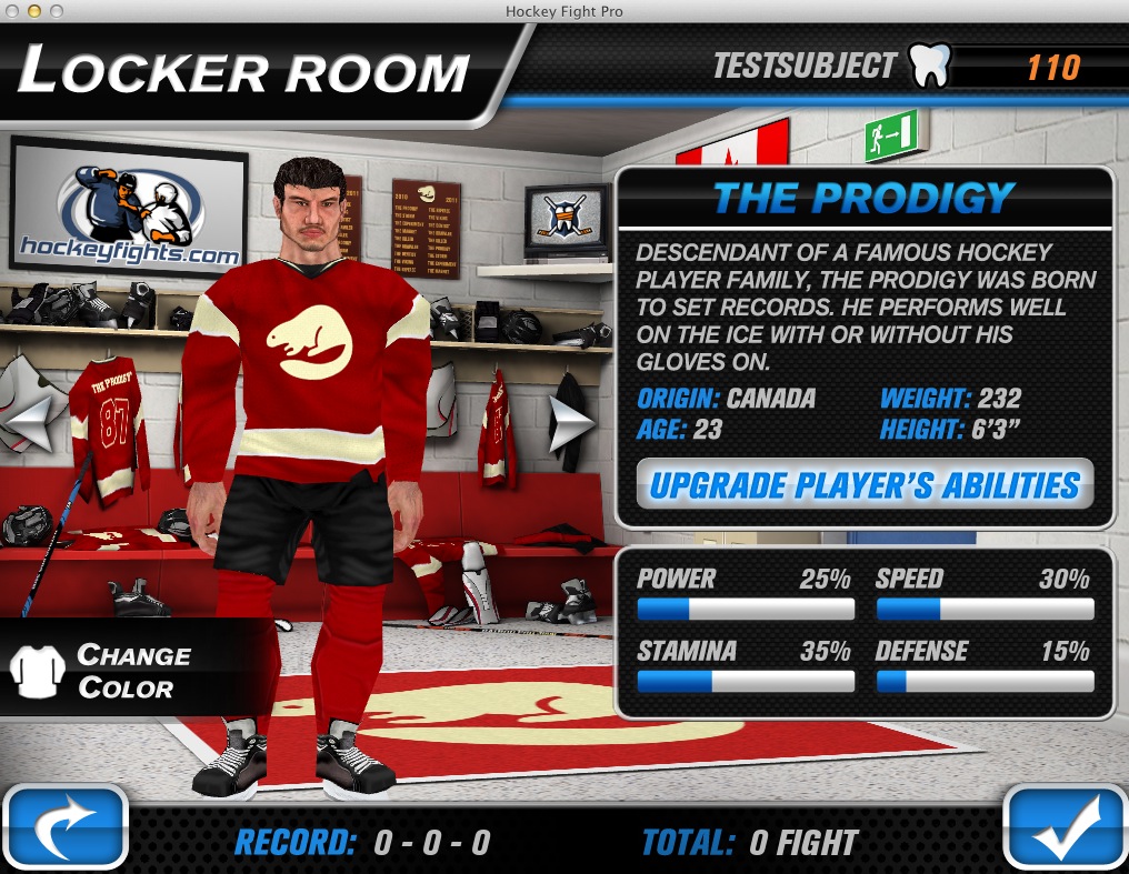 Hockey Fight Pro 1.3 : Locker room
