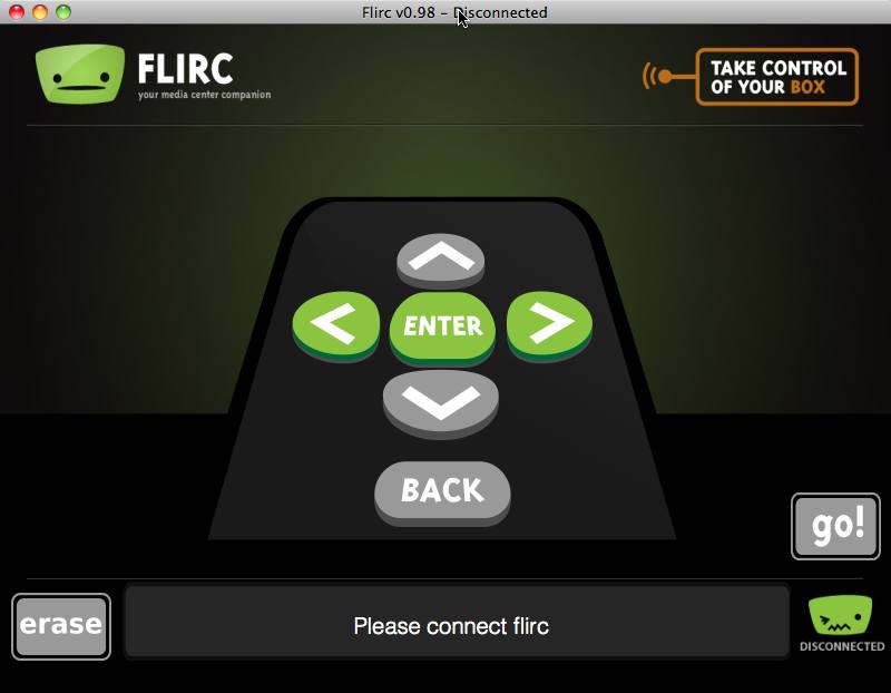 Flirc 0.9 : Main Window