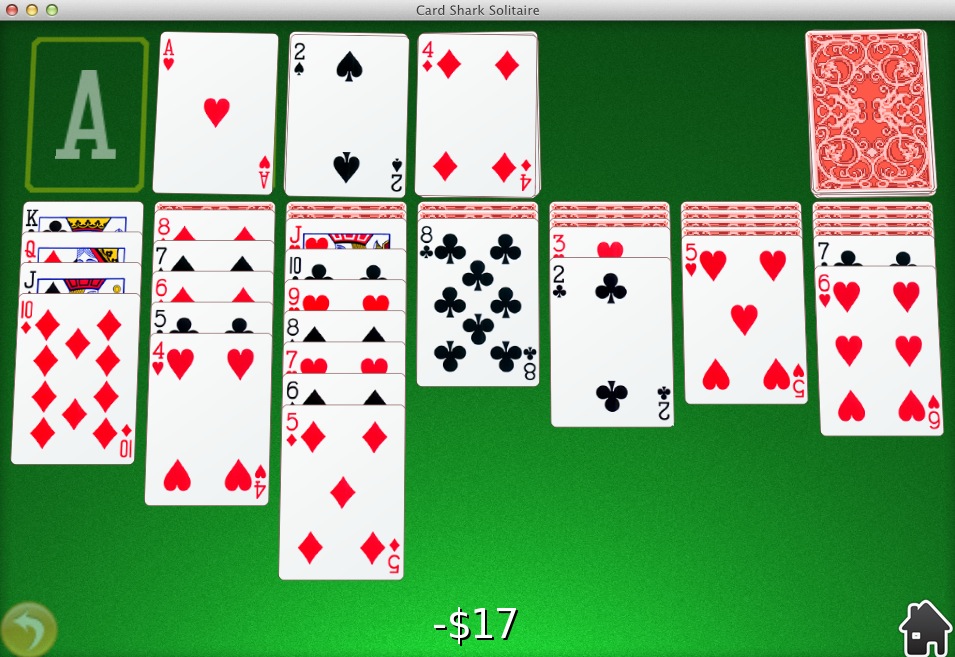 Card Shark Solitaire 1.0 : Gameplay