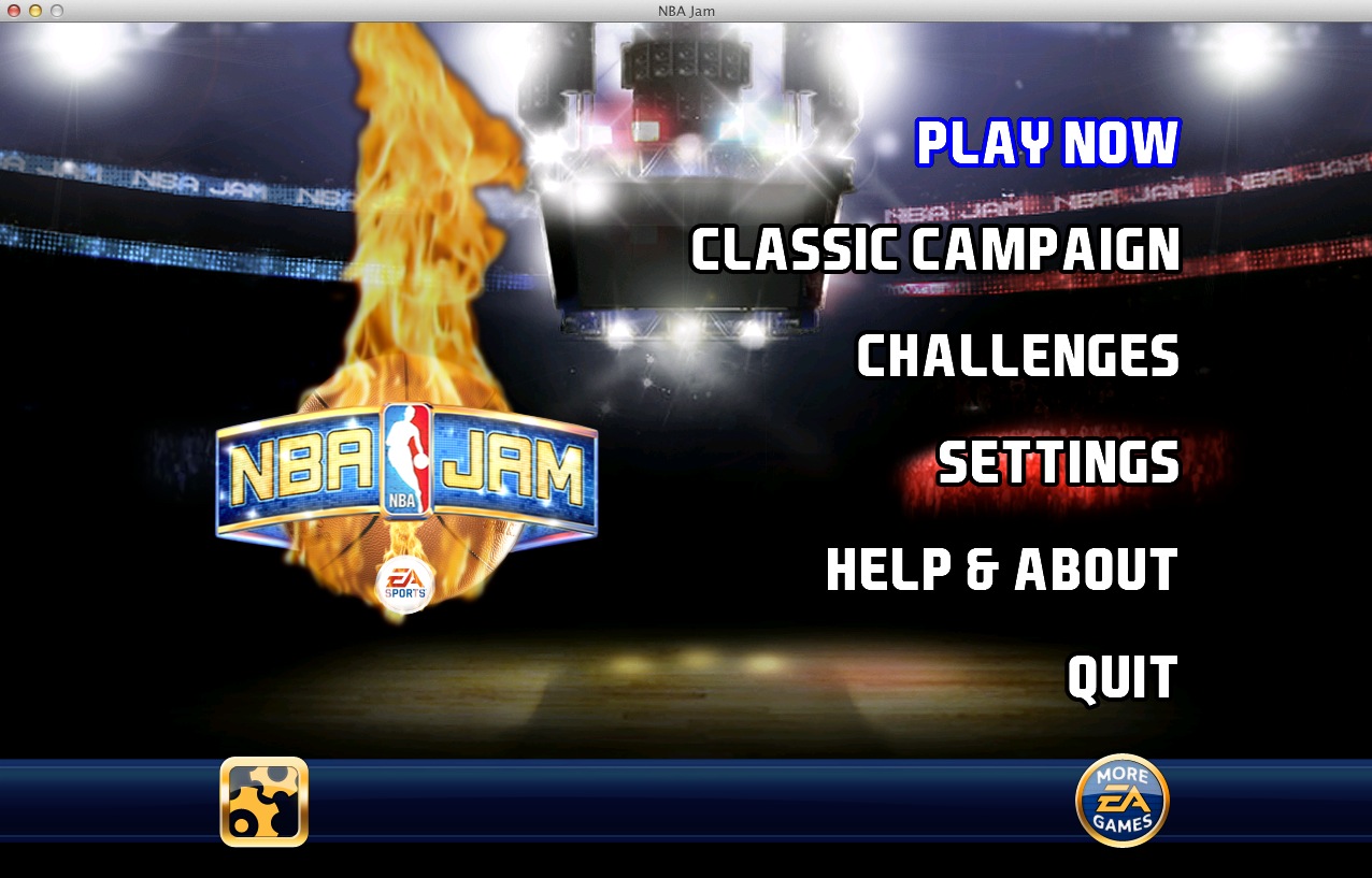 NBA JAM by EA SPORTS™ 1.0 : Menu