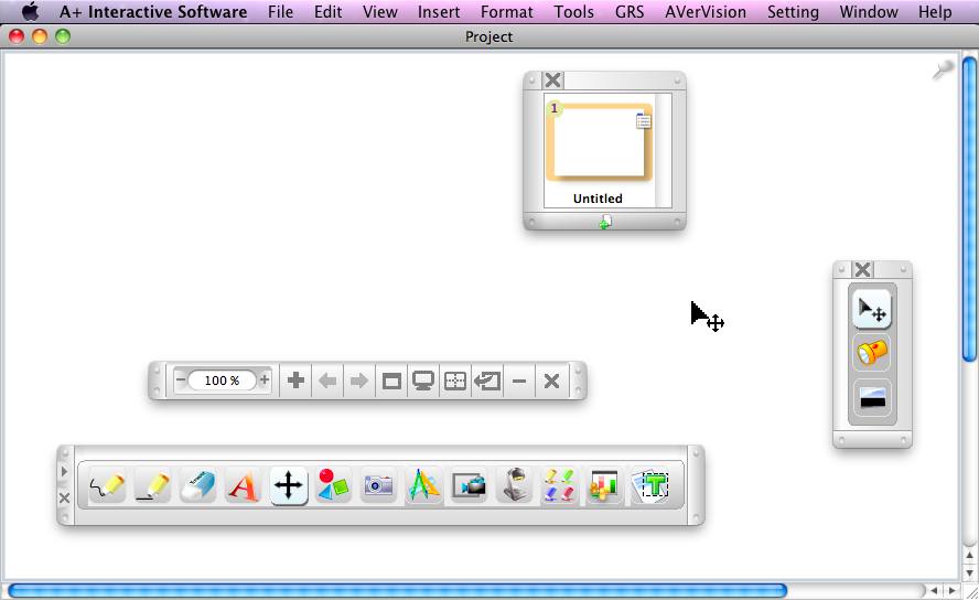 A+ Interactive Software 1.7 : Main Window