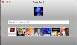 Party Book 1.1 : Main window