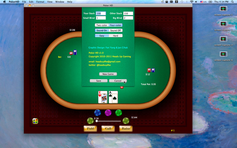 Poker HD 1.1 : Poker HD screenshot