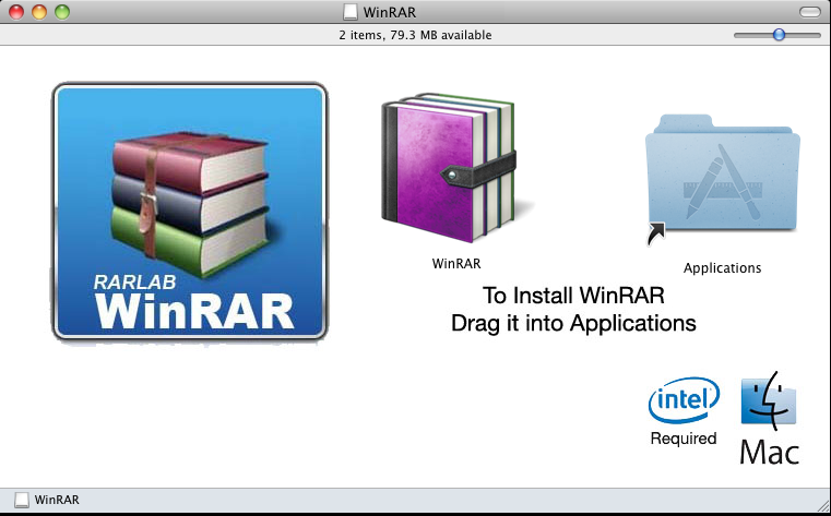 WinRAR 4.0 : Main interface