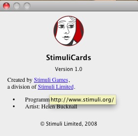 Stimuli Cards 1.0 : About