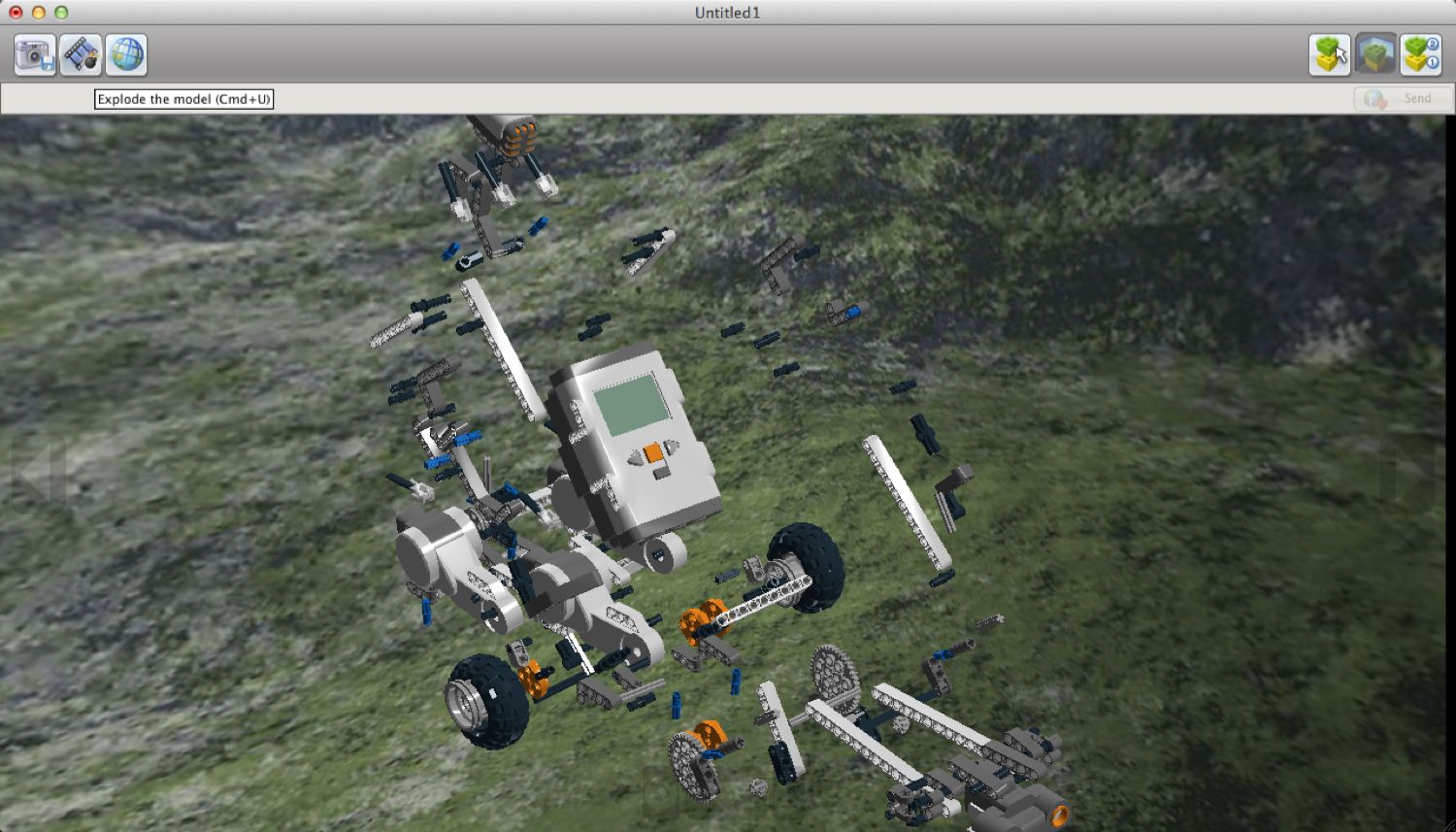 LEGO Digital Designer : Model Explosion