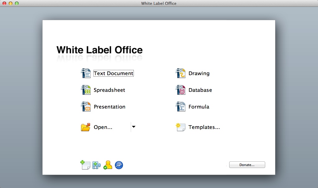 White Label Office 3.3 : Main window