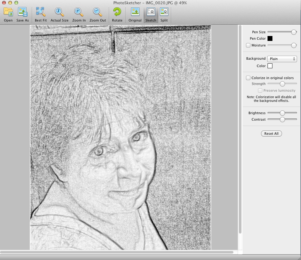 PhotoSketcher 1.5 : Sketch