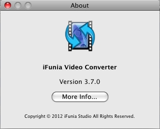 iFunia Video Converter 3.7 : About
