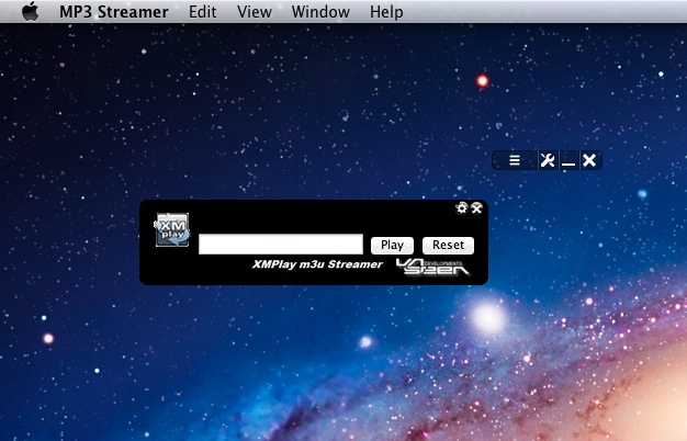 MP3 Streamer 3.0 : Main window