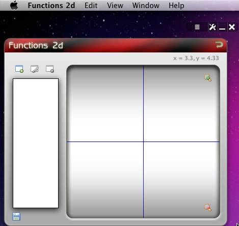 Functions 2d 1.2 : Main Window