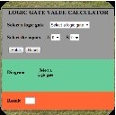 Logic Gate Value Calculator 1.1 : General view