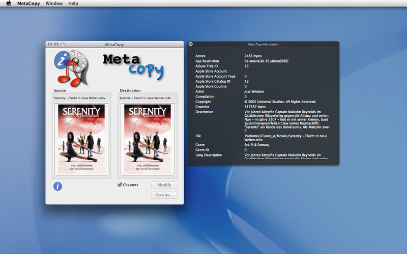 MetaCopy 1.0 : MetaCopy screenshot