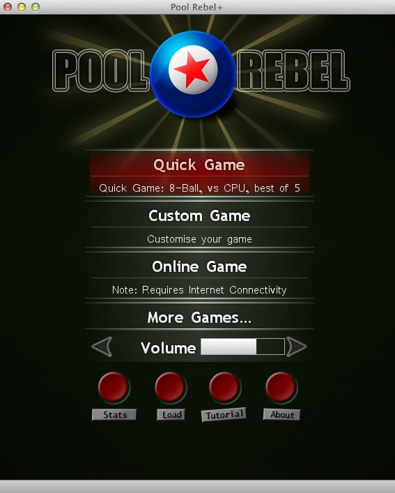 Pool Rebel+ 5.5 : Menu