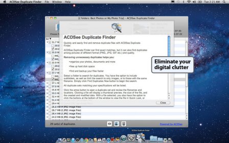 ACDSee Duplicate Finder screenshot
