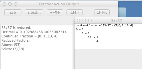 FractionAction 0.9 beta : General view