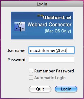 webhard 2.0 : Main window