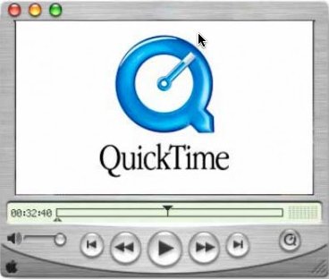 QuickTime Player 7.6 : Main window