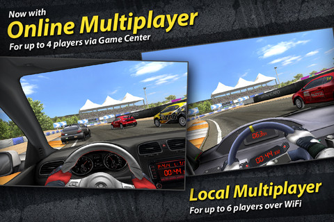 Real Racing 1.2 : Main menu