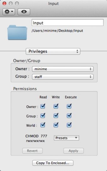 Configuring Folder Privileges Settings