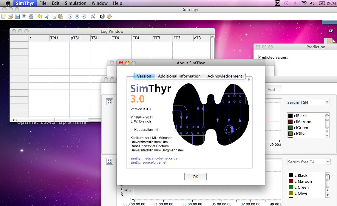 SimThyr 3.0 : Main Interface