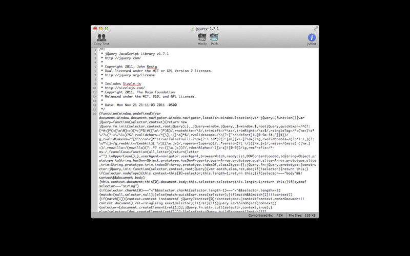 Javascript Packer 2.0 : Javascript Packer screenshot