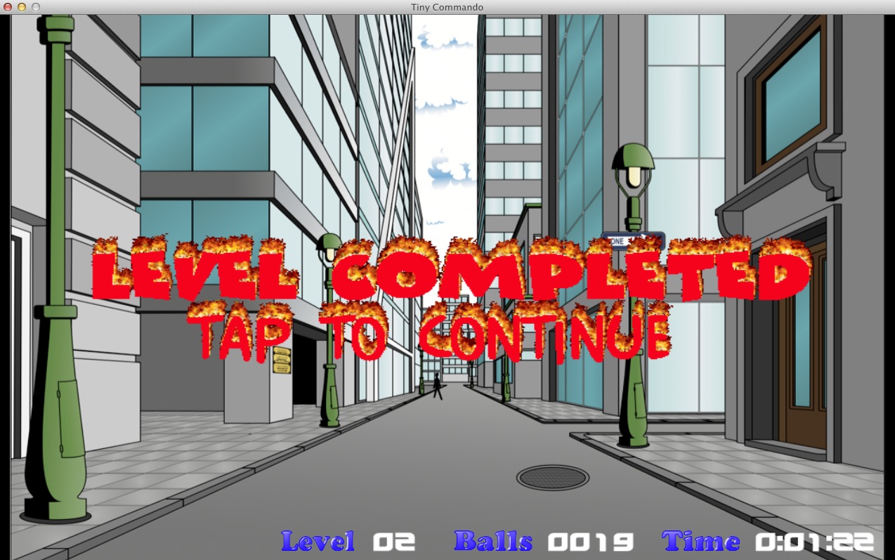 Tiny Commando 1.2 : Level completed
