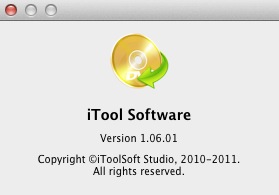 iTool DVD To AVI Converter 1.0 : About window