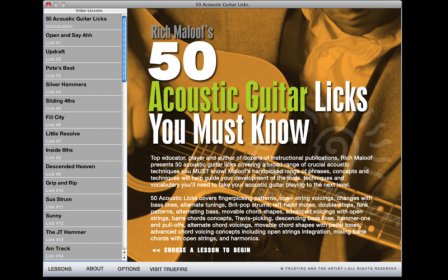 50 Acoustic Guitar Licks screenshot