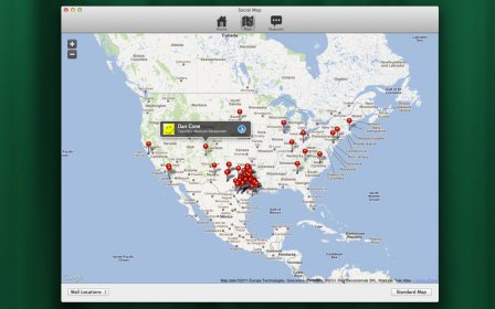 Social Map screenshot