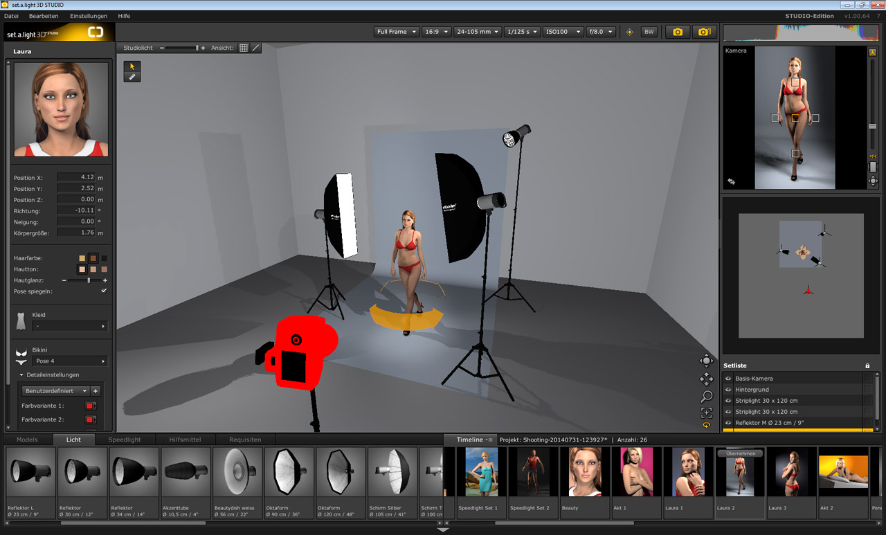 free set.a.light 3D STUDIO for macOS