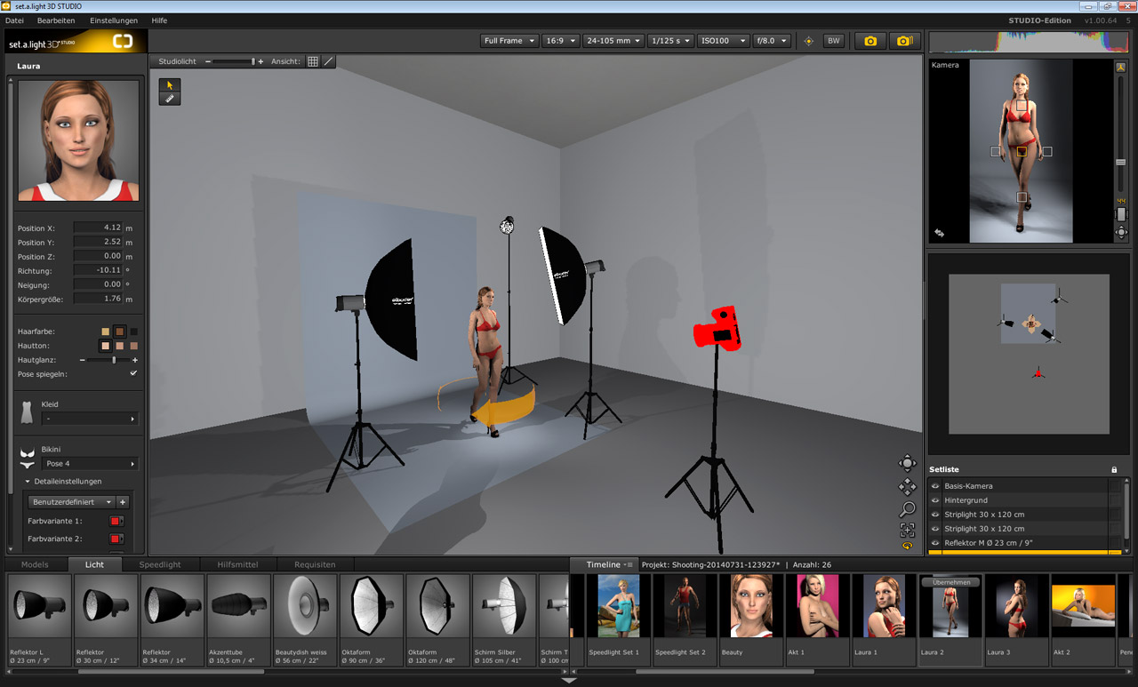 free set.a.light 3D STUDIO for macOS