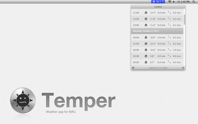 Temper 1.0 : Temper screenshot