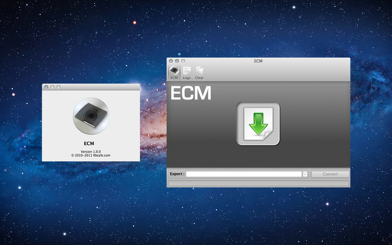 ECM 1.0 : ECM screenshot