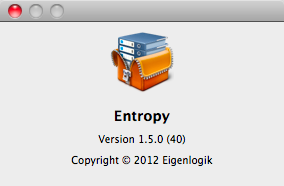 Entropy 1.5 : Program version