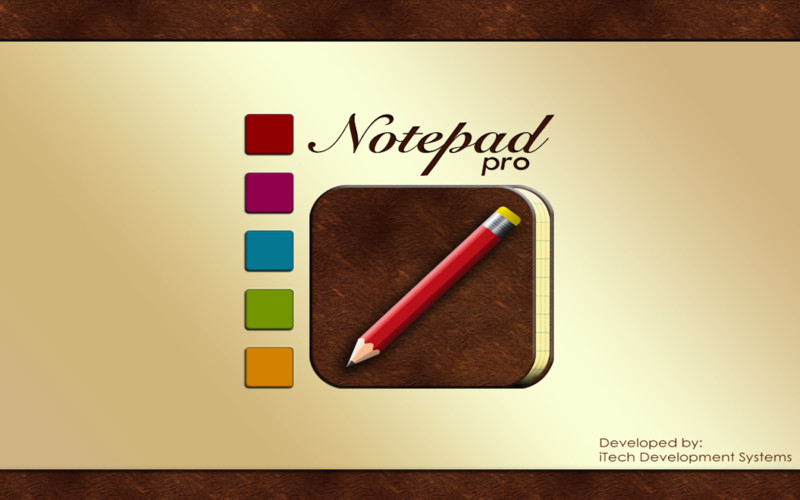NotePad Pro 1.0 : NotePad Pro screenshot