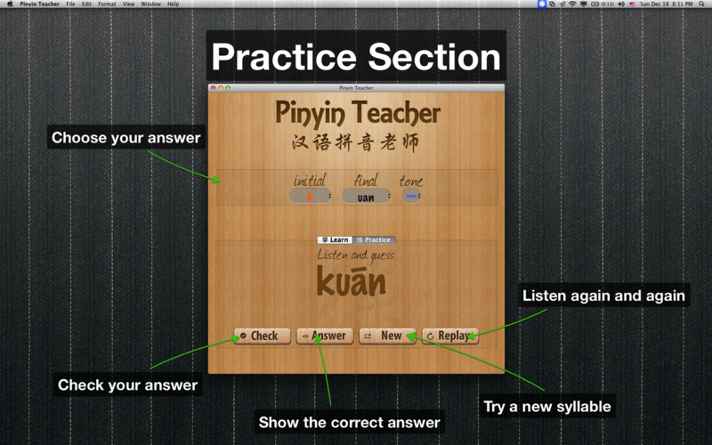 Pinyin Teacher 1.0 : Pinyin Teacher Lite screenshot