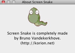 Screen Snake 1.9 : About