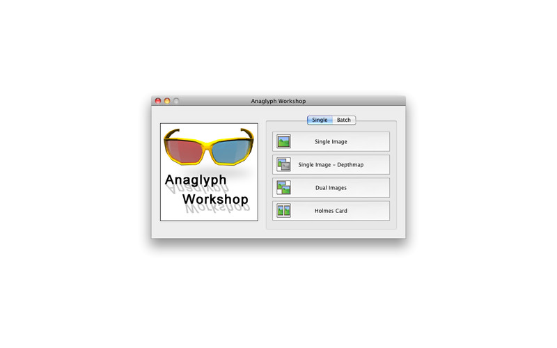 Anaglyph Workshop 2.6 : Anaglyph Workshop screenshot