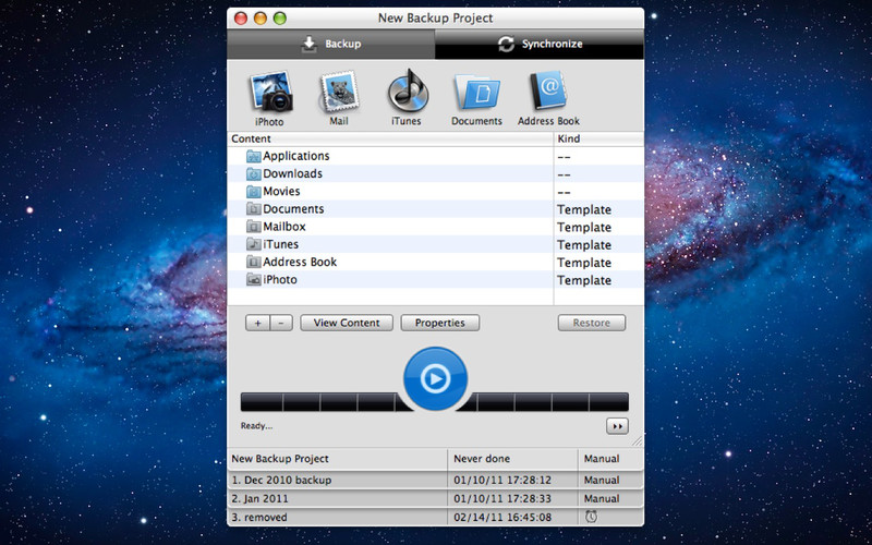 Get Backup Pro 2.5 : Get Backup Pro screenshot