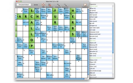 Englisch lernen mit Kreuzworträtseln screenshot